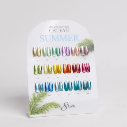 Cre8tion Cat Eye Summer Collection - 18 colors (#37-48 & #139-144)