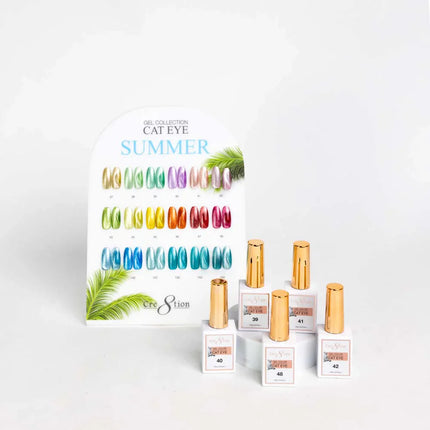 Cre8tion Cat Eye Summer Collection - 18 colors (#37-48 & #139-144)