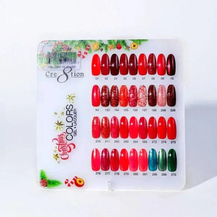 Cre8tion CHANCE Matching Duo Gel Polish 0.5oz - Christmas Collection 36 colors + sample - TTT Nails Supply