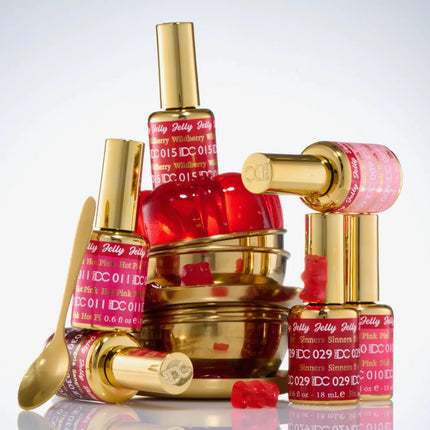DND DC All My Jelly Collection – 36 Color Gel Polish Set (#001–#036) – 0.6oz (18ml)