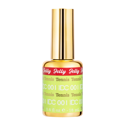 DND DC All My Jelly Gel Polish – #001 Tennis (0.6oz / 18ml) – NEW 2026