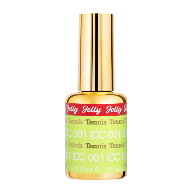 DND DC All My Jelly Gel Polish – #001 Tennis (0.6oz / 18ml) – NEW 2026