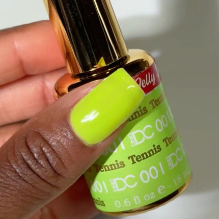 DND DC All My Jelly Gel Polish – #001 Tennis (0.6oz / 18ml) – NEW 2026