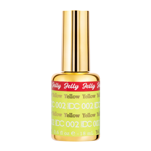 DND DC All My Jelly Gel Polish – #002 Yellow (0.6oz / 18ml) – NEW 2026