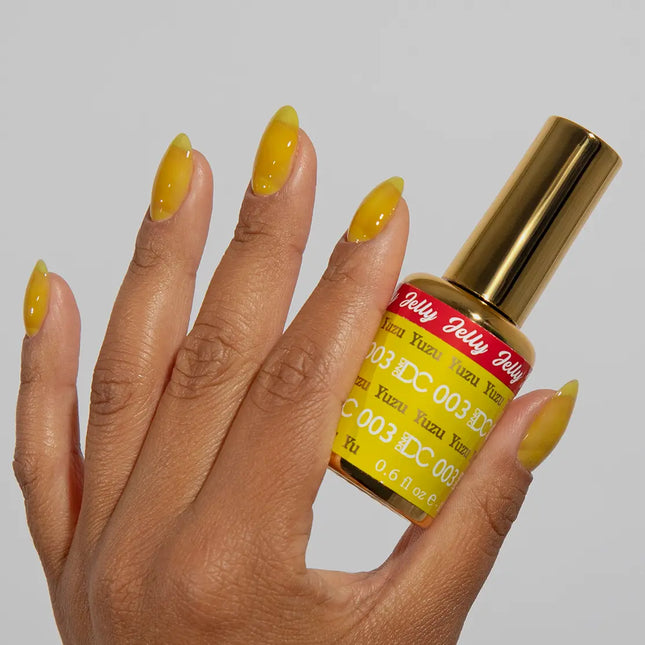 DND DC All My Jelly Gel Polish – #003 Yuzu (0.6oz / 18ml) – NEW 2026