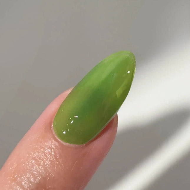 DND DC All My Jelly Gel Polish – #004 Green (0.6oz / 18ml) – NEW 2026