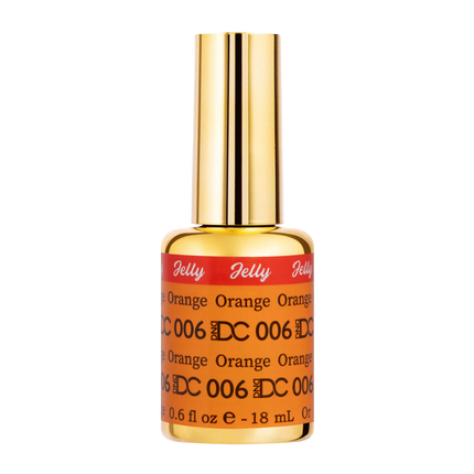 DND DC All My Jelly Gel Polish – #006 Orange (0.6oz / 18ml) – NEW 2026