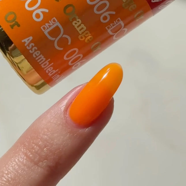 DND DC All My Jelly Gel Polish – #006 Orange (0.6oz / 18ml) – NEW 2026