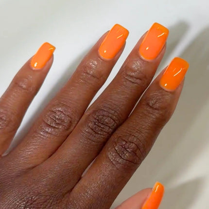 DND DC All My Jelly Gel Polish – #006 Orange (0.6oz / 18ml) – NEW 2026