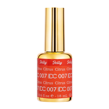 DND DC All My Jelly Gel Polish – #007 Citrus (0.6oz / 18ml) – NEW 2026