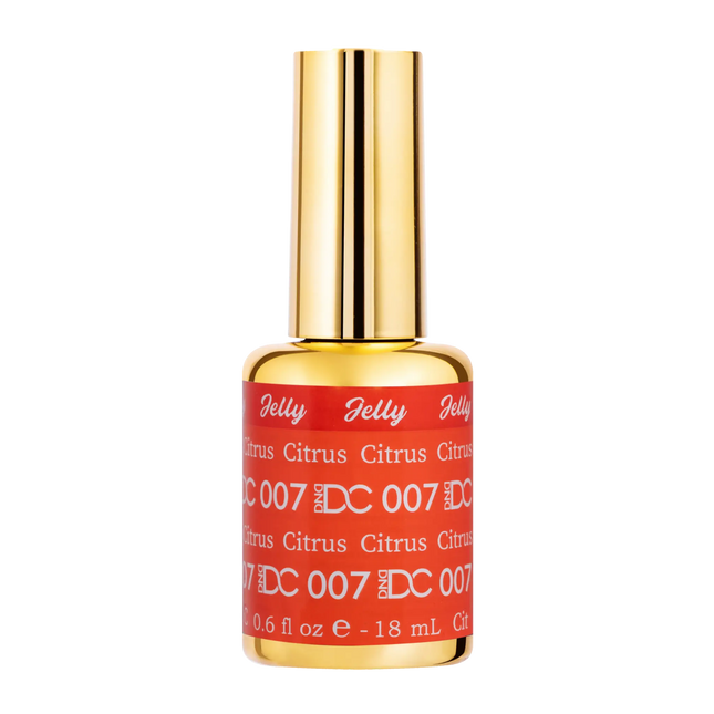 DND DC All My Jelly Gel Polish – #007 Citrus (0.6oz / 18ml) – NEW 2026