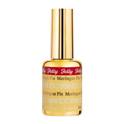 DND DC All My Jelly Gel Polish – #008 Merengue Pie (0.6oz / 18ml) – NEW 2026