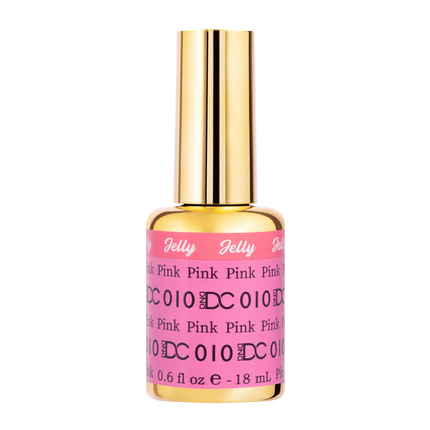 DND DC All My Jelly Gel Polish – #010 Pink (0.6oz / 18ml) – NEW 2026