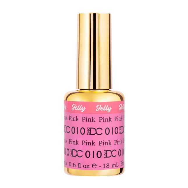 DND DC All My Jelly Gel Polish – #010 Pink (0.6oz / 18ml) – NEW 2026