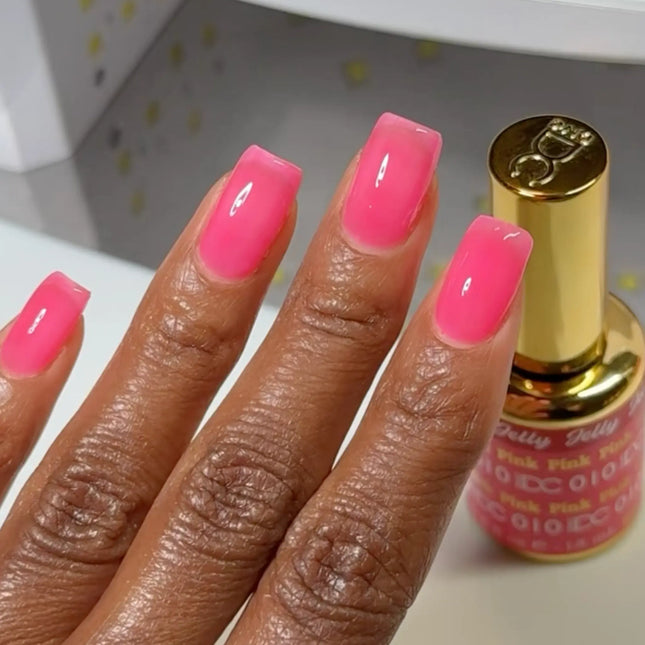 DND DC All My Jelly Gel Polish – #010 Pink (0.6oz / 18ml) – NEW 2026