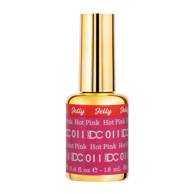 DND DC All My Jelly Gel Polish – #011 Hot Pink (0.6oz / 18ml) – NEW 2026