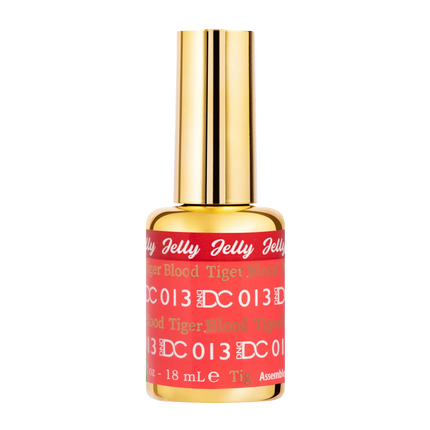 DND DC All My Jelly Gel Polish – #013 Tiger Blood (0.6oz / 18ml) – NEW 2026