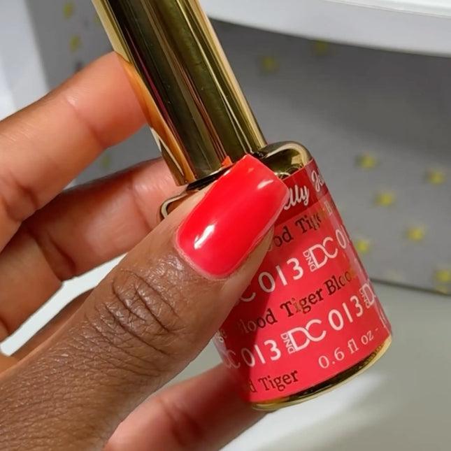 DND DC All My Jelly Gel Polish – #013 Tiger Blood (0.6oz / 18ml) – NEW 2026