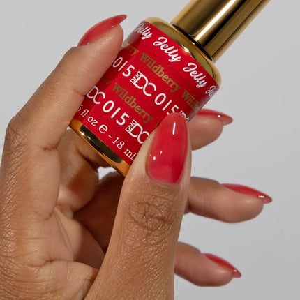 DND DC All My Jelly Gel Polish – #015 Wildberry (0.6oz / 18ml) – NEW 2026