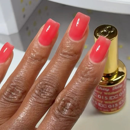 DND DC All My Jelly Gel Polish – #015 Wildberry (0.6oz / 18ml) – NEW 2026