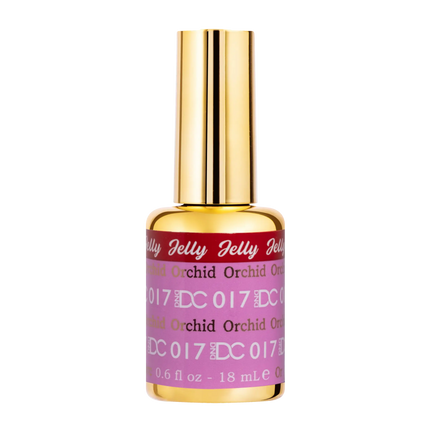 DND DC All My Jelly Gel Polish – #017 Orchid (0.6oz / 18ml) – NEW 2026