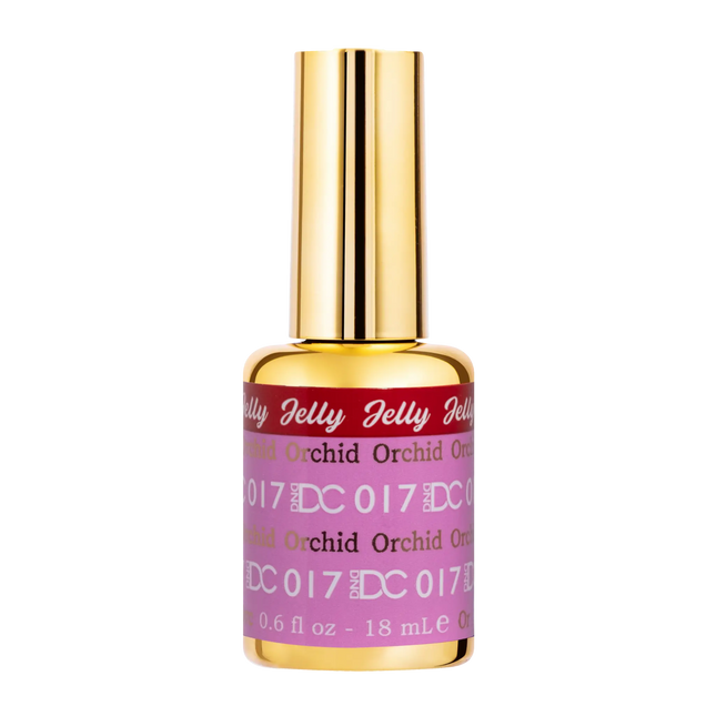 DND DC All My Jelly Gel Polish – #017 Orchid (0.6oz / 18ml) – NEW 2026