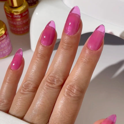 DND DC All My Jelly Gel Polish – #017 Orchid (0.6oz / 18ml) – NEW 2026