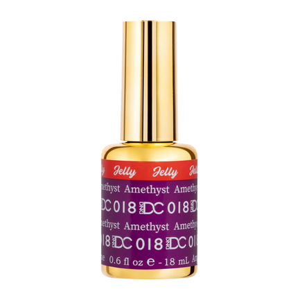 DND DC All My Jelly Gel Polish – #018 Amethyst (0.6oz / 18ml) – NEW 2026