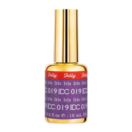 DND DC All My Jelly Gel Polish – #019 Iris (0.6oz / 18ml) – NEW 2026