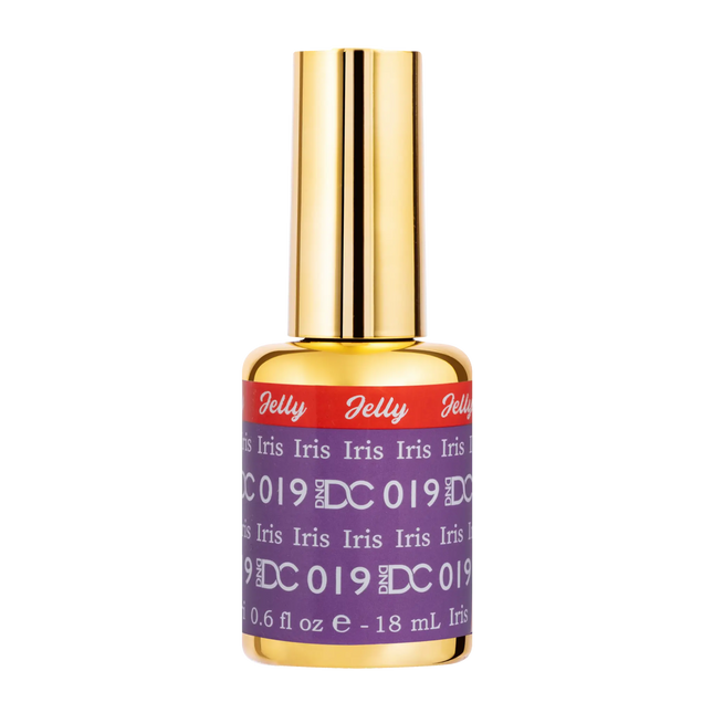 DND DC All My Jelly Gel Polish – #019 Iris (0.6oz / 18ml) – NEW 2026