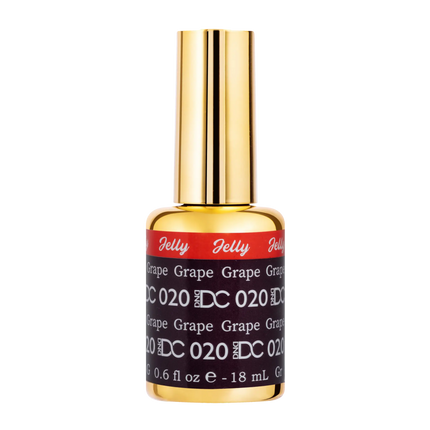 DND DC All My Jelly Gel Polish – #020 Grape (0.6oz / 18ml) – NEW 2026