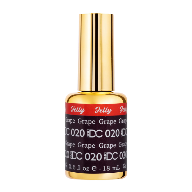 DND DC All My Jelly Gel Polish – #020 Grape (0.6oz / 18ml) – NEW 2026