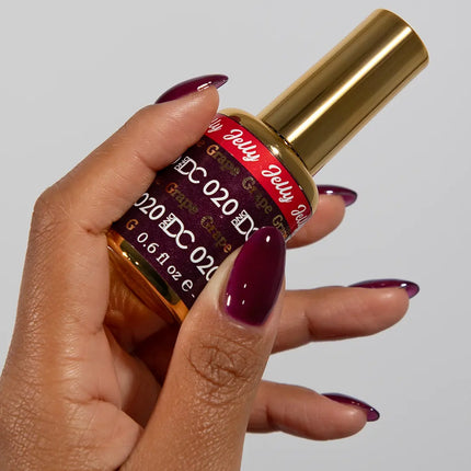 DND DC All My Jelly Gel Polish – #020 Grape (0.6oz / 18ml) – NEW 2026