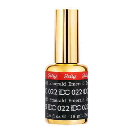 DND DC All My Jelly Gel Polish – #022 Emerald (0.6oz / 18ml) – NEW 2026