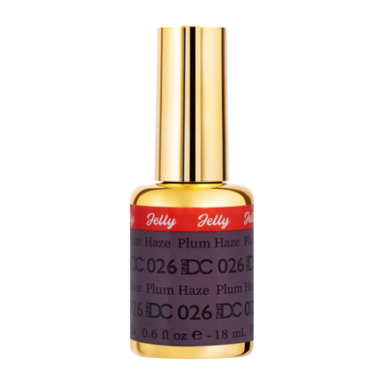 DND DC All My Jelly Gel Polish – #026 Plum Haze (0.6oz / 18ml) – NEW 2026