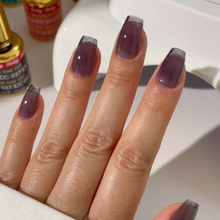 DND DC All My Jelly Gel Polish – #027 Coal (0.6oz / 18ml) – NEW 2026