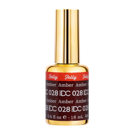 DND DC All My Jelly Gel Polish – #028 Amber (0.6oz / 18ml) – NEW 2026
