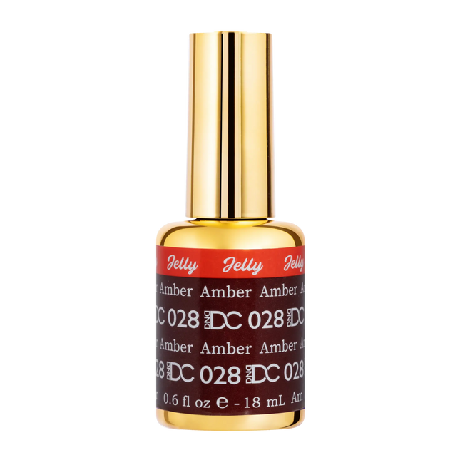 DND DC All My Jelly Gel Polish – #028 Amber (0.6oz / 18ml) – NEW 2026