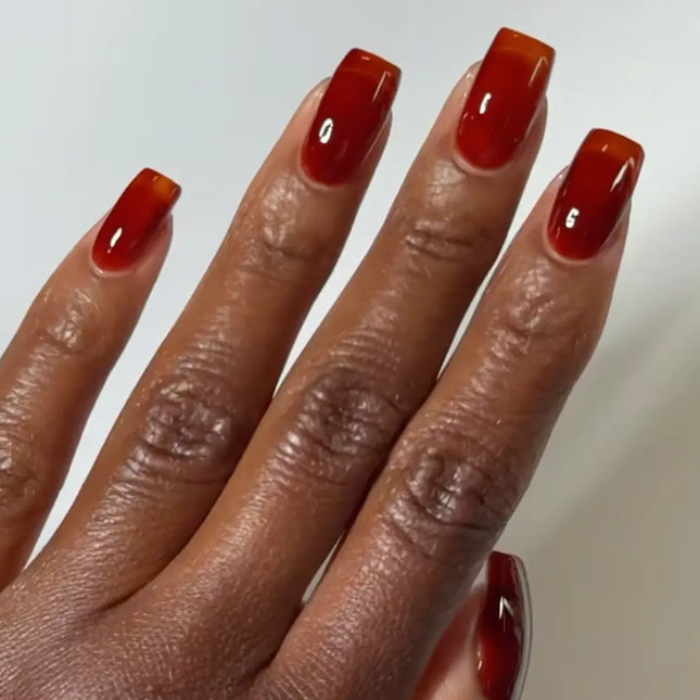 DND DC All My Jelly Gel Polish – #028 Amber (0.6oz / 18ml) – NEW 2026