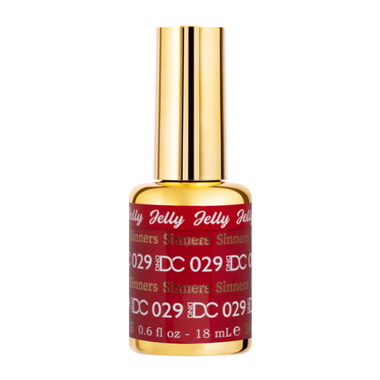 DND DC All My Jelly Gel Polish – #029 Sinners (0.6oz / 18ml) – NEW 2026