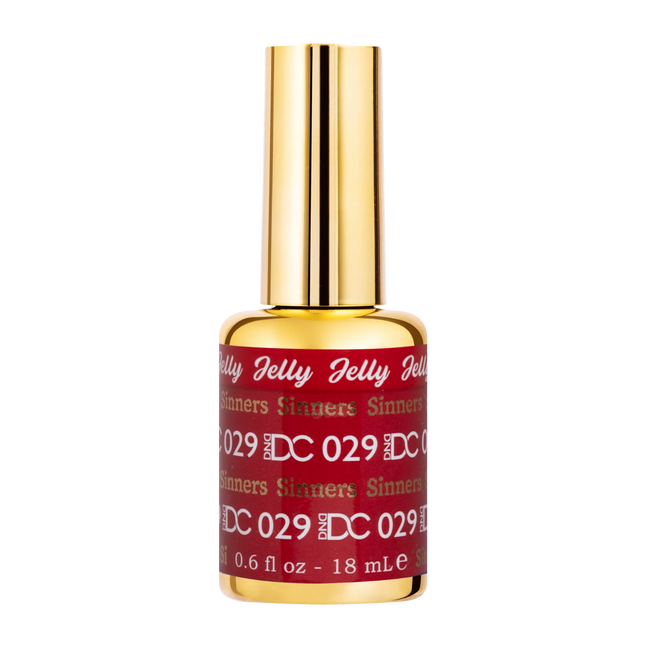 DND DC All My Jelly Gel Polish – #029 Sinners (0.6oz / 18ml) – NEW 2026