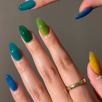DND DC All My Jelly Gel Polish – #004 Green (0.6oz / 18ml) – NEW 2026