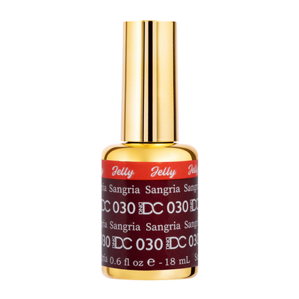 DND DC All My Jelly Gel Polish – #030 Sangria (0.6oz / 18ml) – NEW 2026