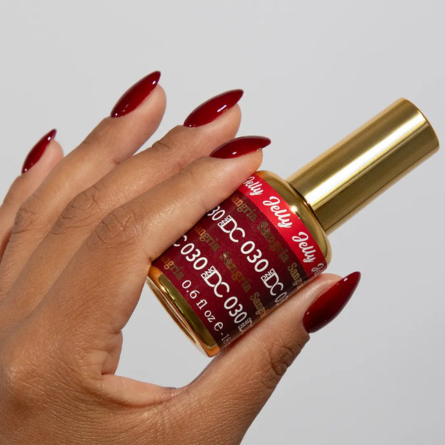 DND DC All My Jelly Gel Polish – #030 Sangria (0.6oz / 18ml) – NEW 2026