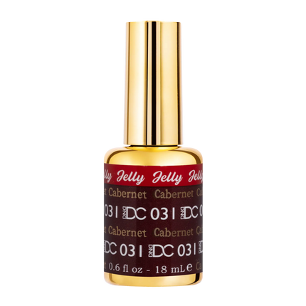 DND DC All My Jelly Gel Polish – #031 Cabernet (0.6oz / 18ml) – NEW 2026