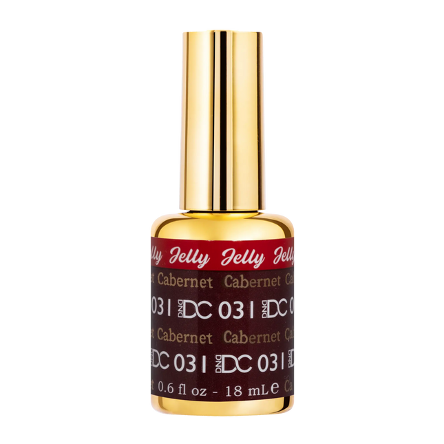 DND DC All My Jelly Gel Polish – #031 Cabernet (0.6oz / 18ml) – NEW 2026