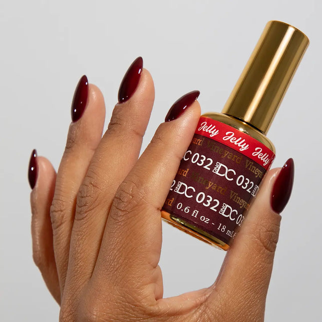 DND DC All My Jelly Gel Polish – #032 Vineyard (0.6oz / 18ml) – NEW 2026