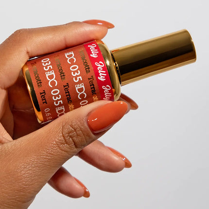 DND DC All My Jelly Gel Polish – #035 Terracotta (0.6oz / 18ml) – NEW 2026