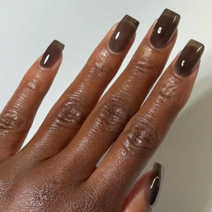 DND DC All My Jelly Gel Polish – #036 Inky Black (0.6oz / 18ml) – NEW 2026