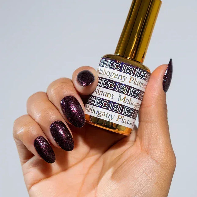 DND DC Platinum Gel - #181 Mahogany - TTT Nails Supply